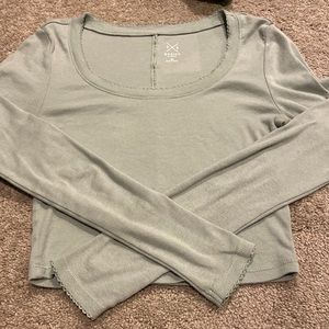Pac sun cropped long sleeve